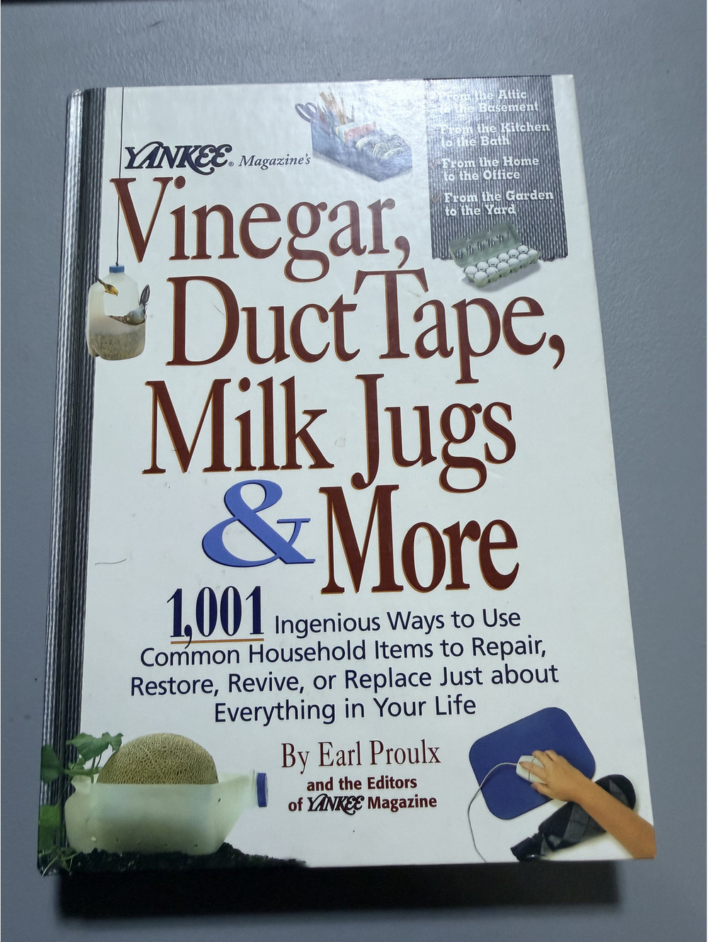 Vinegar Duct Tape Milk Jugs & More Yankee Magazine 1001 Ingenious Ways Hardcover